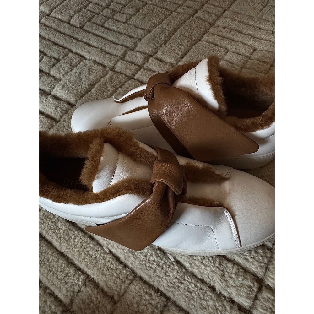 Alexandre Birman Clarita Sneaker Shearling Cognac - Picture 4 of 5